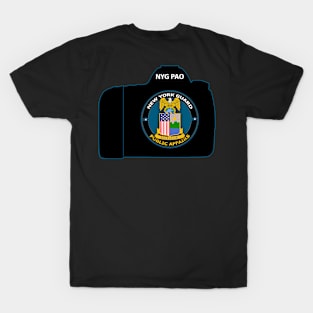 New York Guard Public Affairs Camera Logo T-Shirt